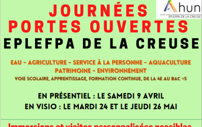 JPO samedi 9 avril 2022