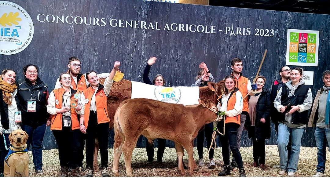 Félicitations pour ce 1er prix au TIEA, lors du Salon de l’Agriculture 2023
