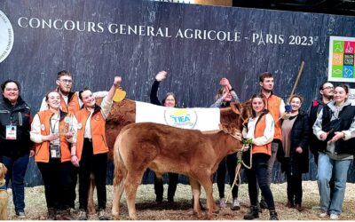 Félicitations pour ce 1er prix au TIEA, lors du Salon de l’Agriculture 2023