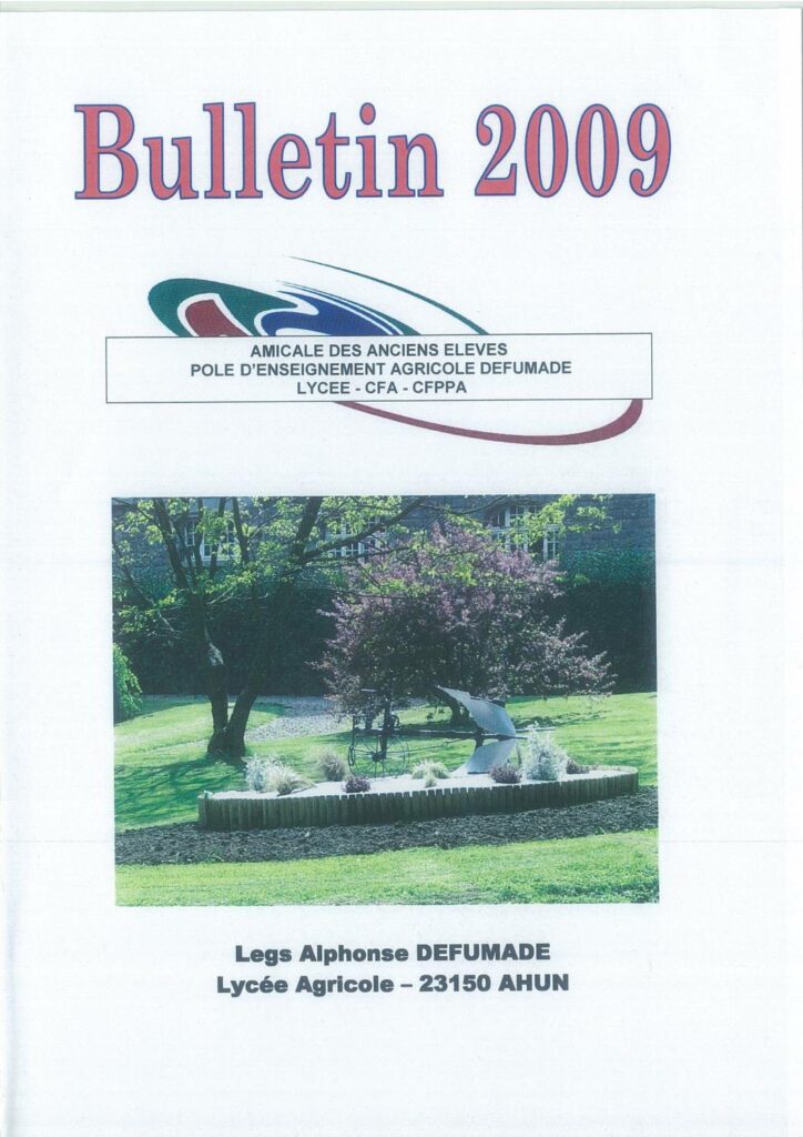thumbnail of Bulletin 2009