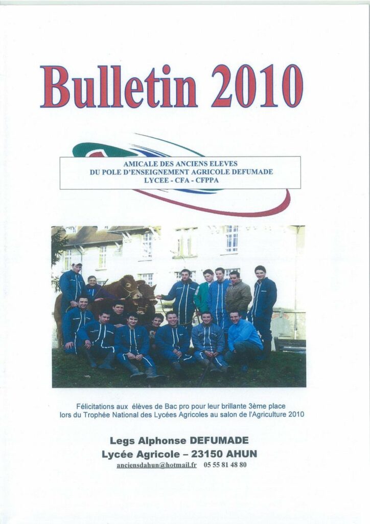 thumbnail of Bulletin 2010