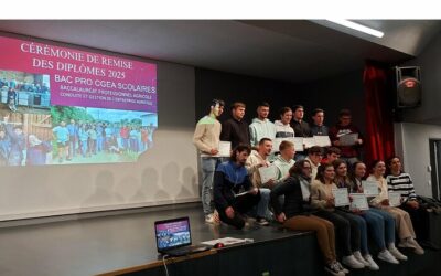 A l’EPLEFPA d’Ahun, cérémonie des vœux et remise de diplômes